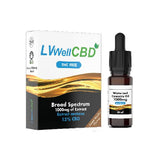 LVWell CBD 1000 mg Zimowany olej z nasion konopi 10 ml