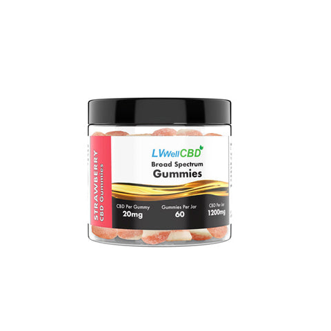 LVWell 1200 mg żelek CBD - 60 szt