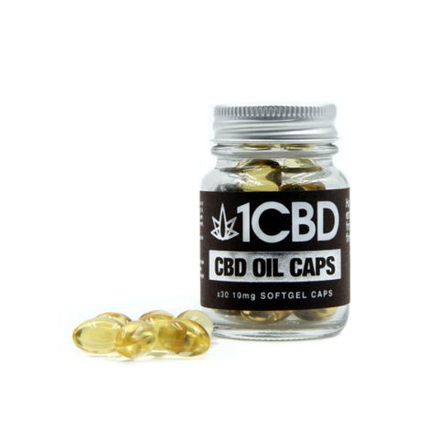 1CBD Miękkie kapsułki żelowe 10 mg CBD 30 kapsułek