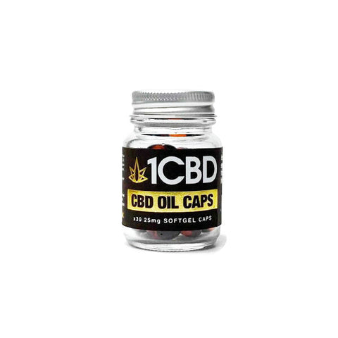1CBD Miękkie kapsułki żelowe 25 mg CBD 30 kapsułek