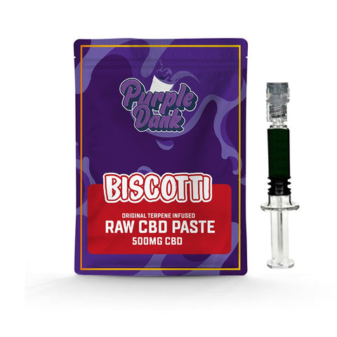 Purple Dank 1000mg Surowa pasta CBD z naturalnymi terpenami - Biscotti (KUP 1 OTRZYMASZ 1 GRATIS)