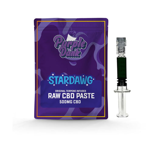 Purple Dank 1000 mg surowa pasta CBD z naturalnymi terpenami - Stardawg (KUP 1 OTRZYMASZ 1 GRATIS)