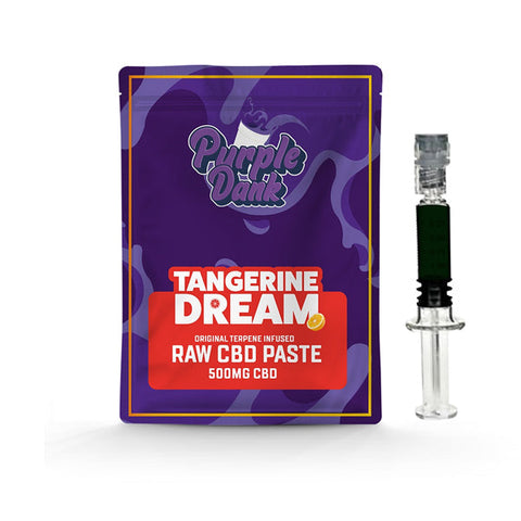 Purple Dank 1000 mg surowa pasta CBD z naturalnymi terpenami - Tangerine Dream (KUP 1, OTRZYMASZ 1 GRATIS)