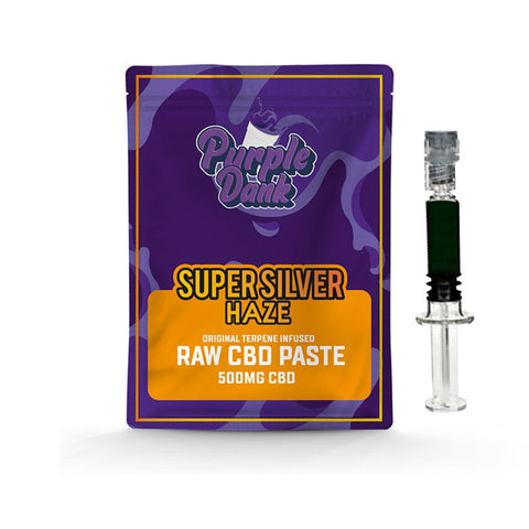 Purple Dank 1000 mg surowej pasty CBD z naturalnymi terpenami - Super Silver Haze (KUP 1, OTRZYMASZ 1 ZA DARMO)